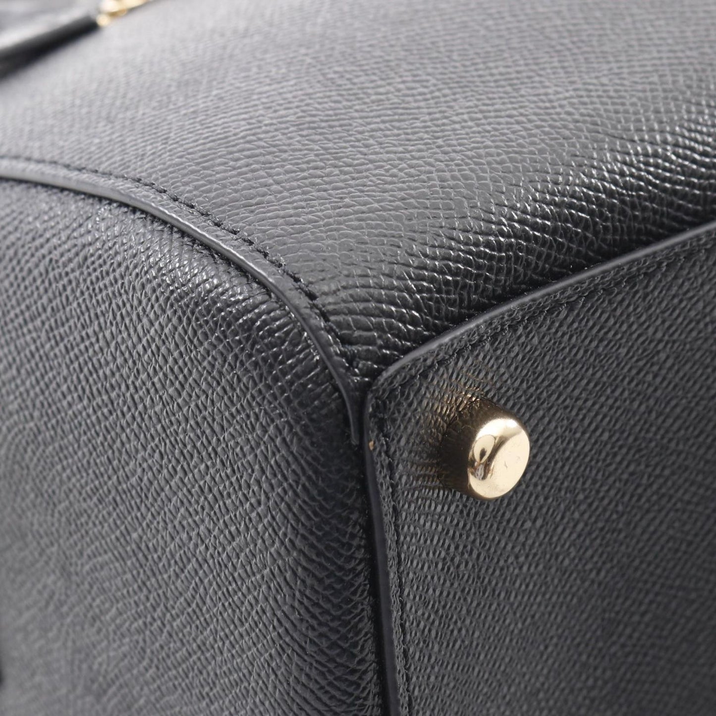 COACH Rowan Satchel Handbag in Black Leather - Timeless Elegance