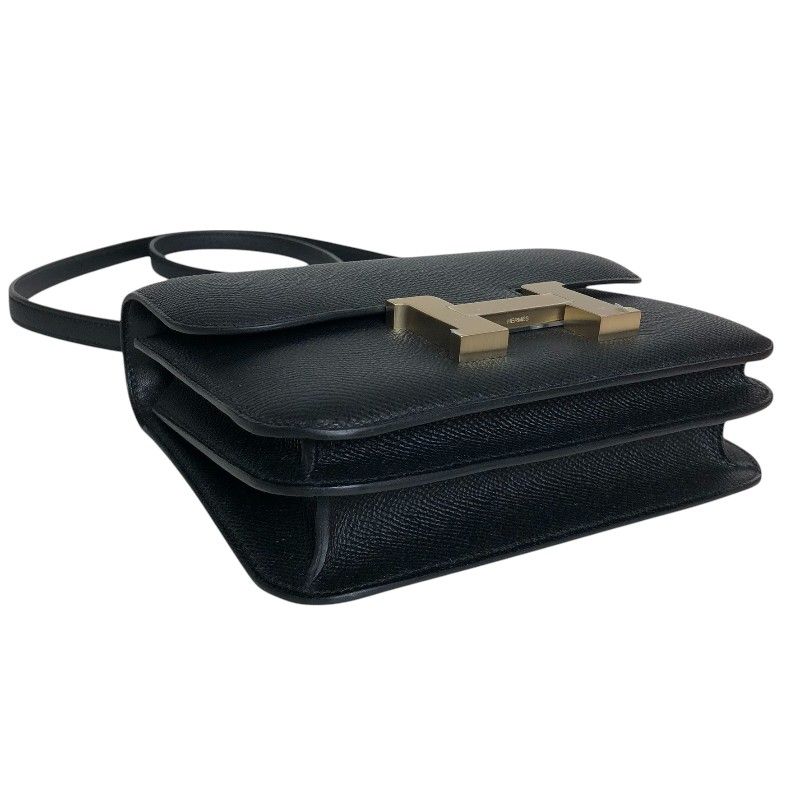 HERMES Constance 3 Mini Black & Gold Hardware - Timeless Elegance