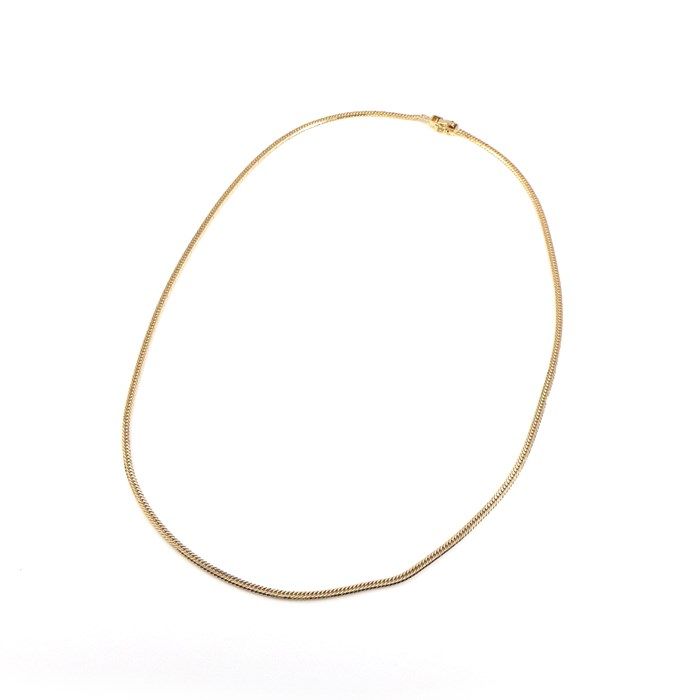 K18YG Triple Link Chain Necklace - Exquisite Craftsmanship