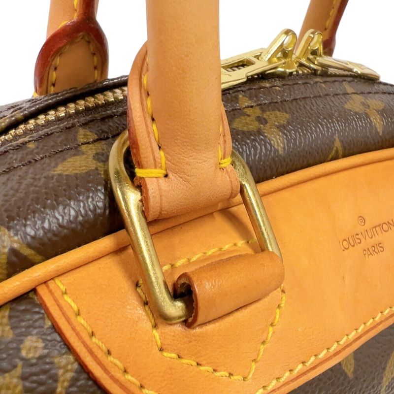 Louis Vuitton Trueville M42228 Monogram Canvas Handbag - Brown & Gold
