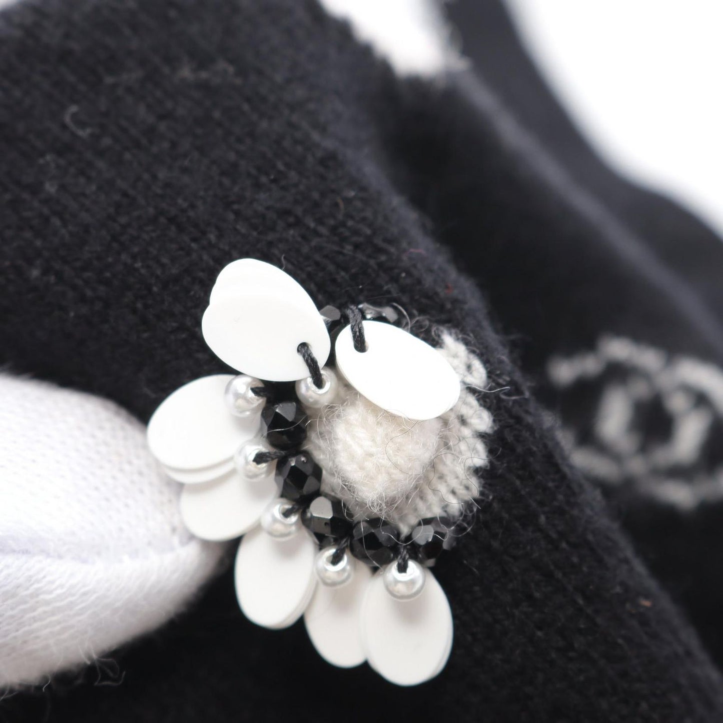 CHANEL Black Cashmere Bustier Top - Timeless Elegance