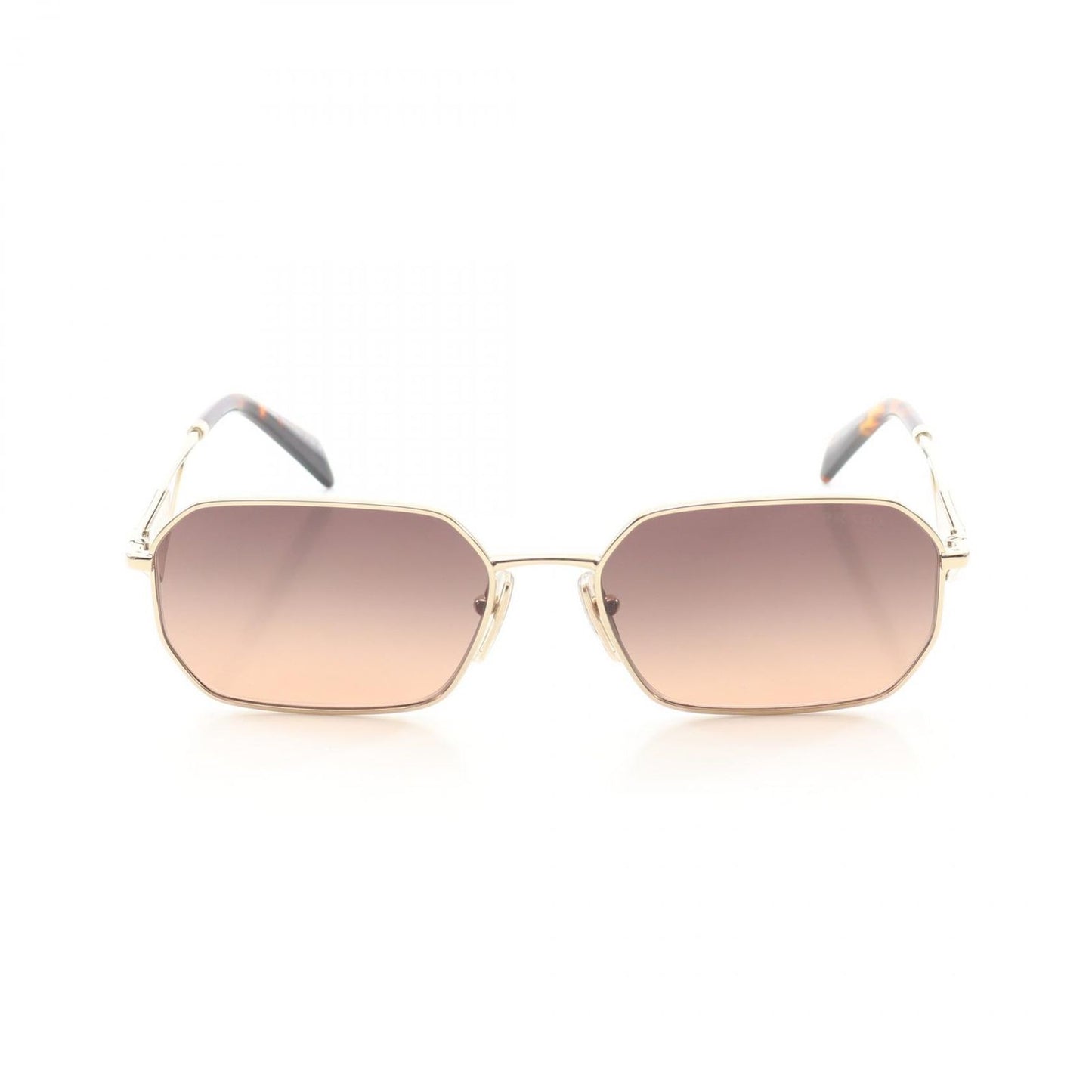 PRADA Brown & Gold Sunglasses - Timeless Elegance