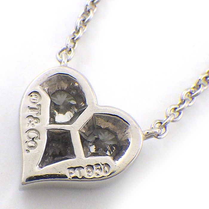 Tiffany & Co. Sentimental Heart Diamond Necklace in Platinum PT950