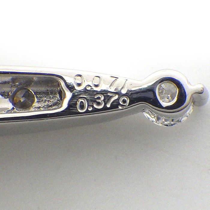 Exquisite Fancy Light Pink Diamond Cross Necklace in K18 White Gold