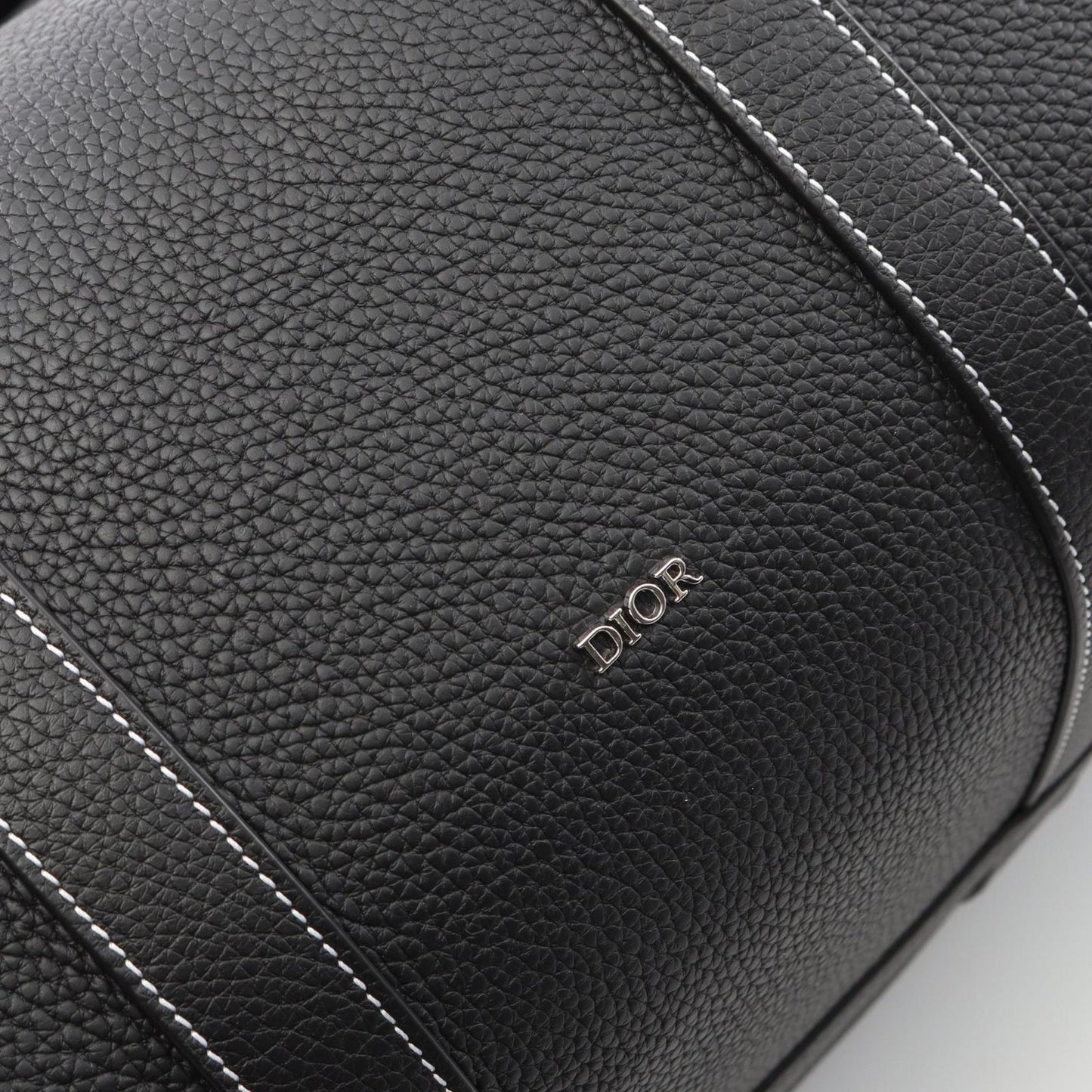 Dior Lango 50 Boston Bag in Black Leather - Timeless Elegance