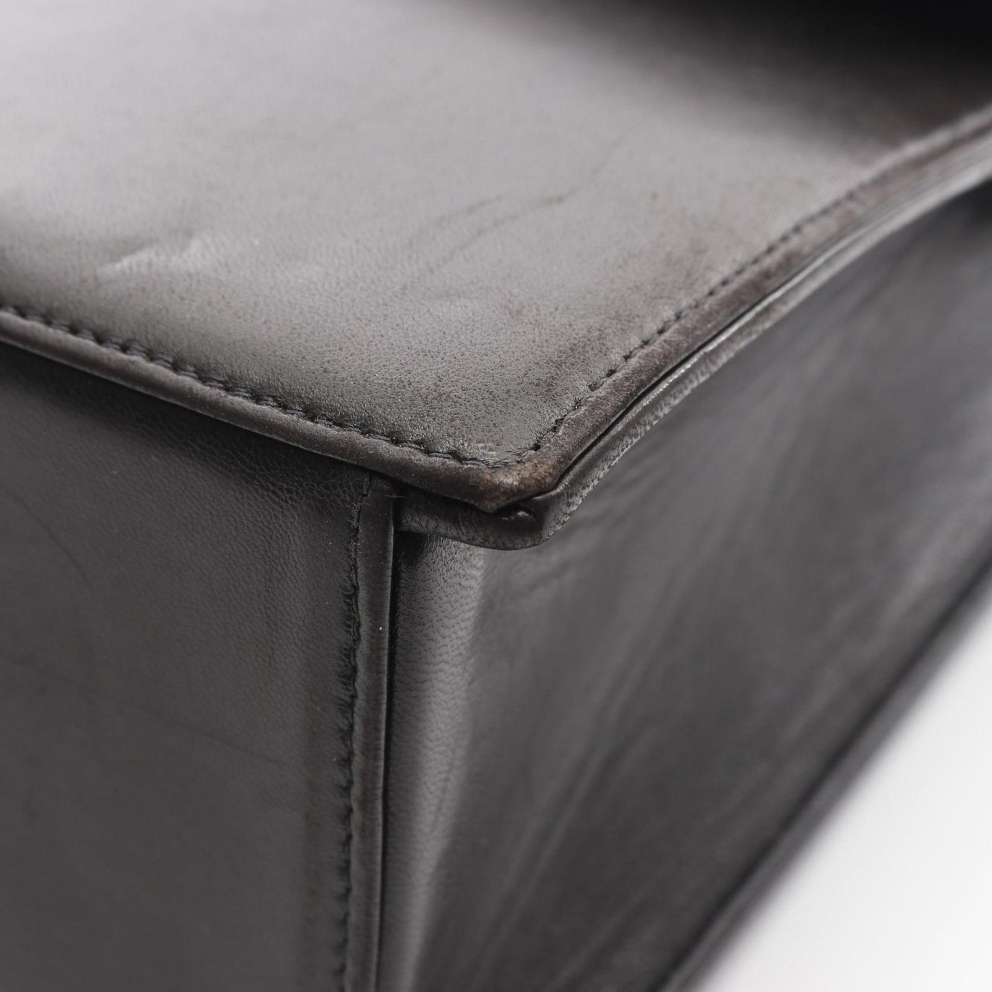 CHANEL Black Lambskin Coco Mark Chain Handbag - Timeless Elegance