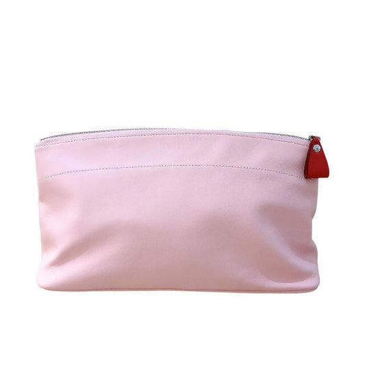 HERMES Toyuboyu GM T刻 Rose Sakura-Vermilion Swift Anemone Pouch