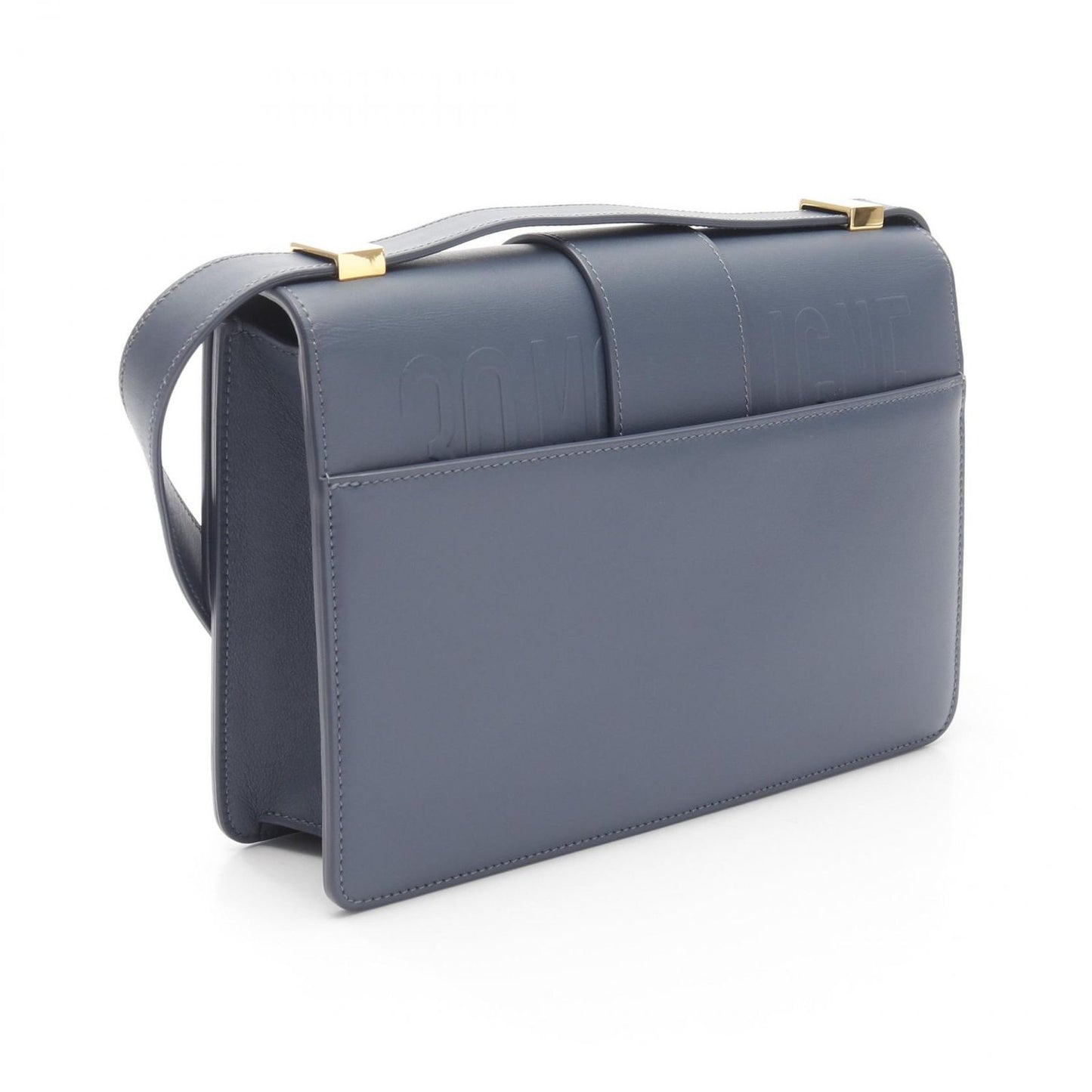 Dior 30 Montaigne Blue Leather Shoulder Bag - Exquisite Craftsmanship