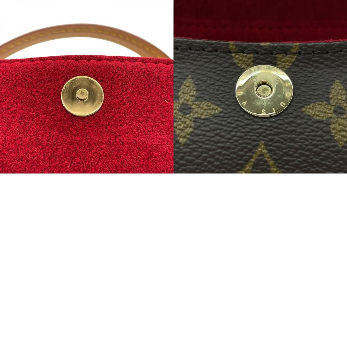 Louis Vuitton Sonatine M51902 Monogram Canvas Handbag - Brown