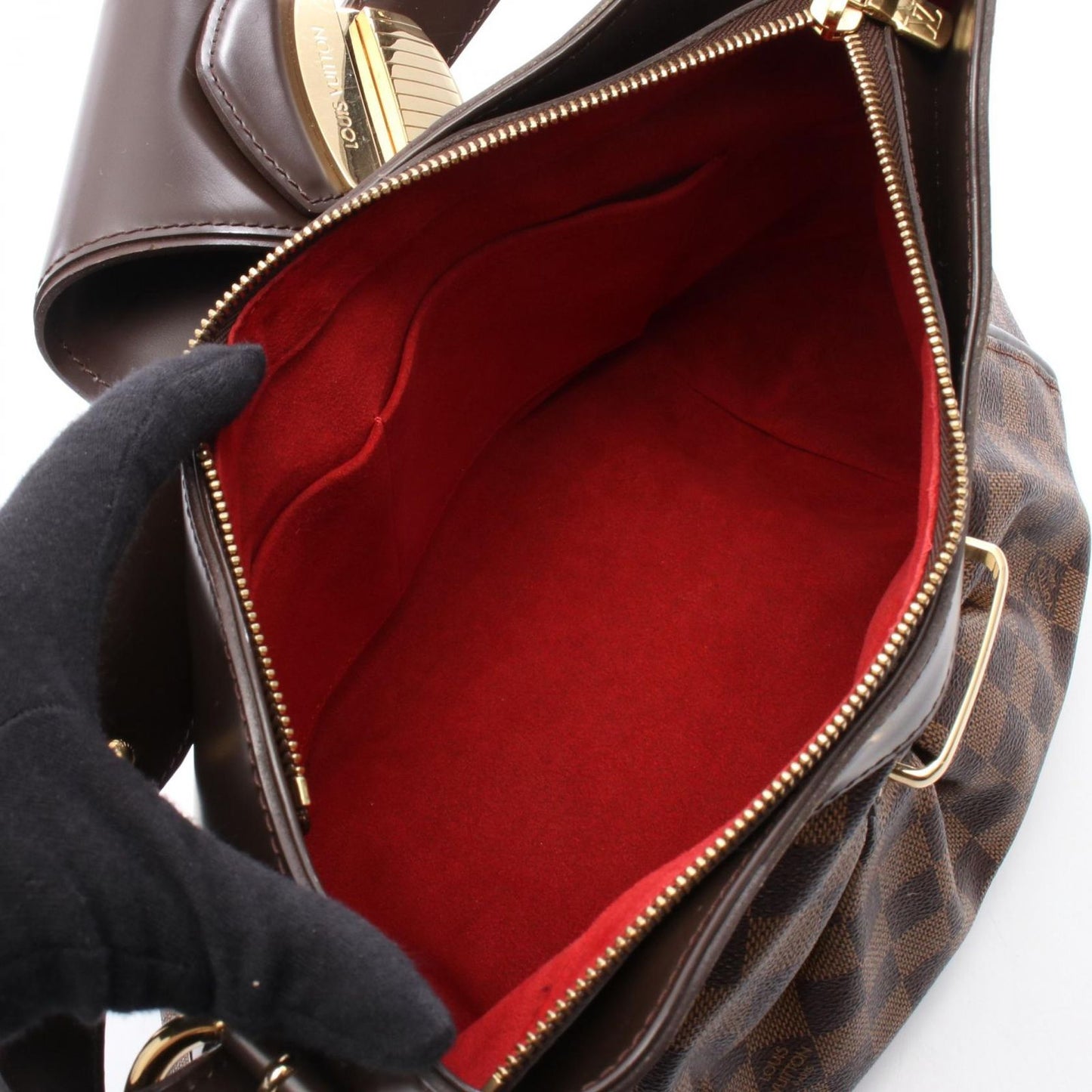 Louis Vuitton Sistina MM Damier Ebene Shoulder Bag - Timeless Elegance