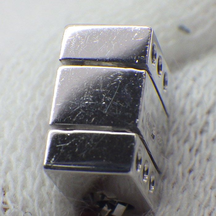 Damiani Belle Époque Square Necklace with Ruby & Diamond in K18WG