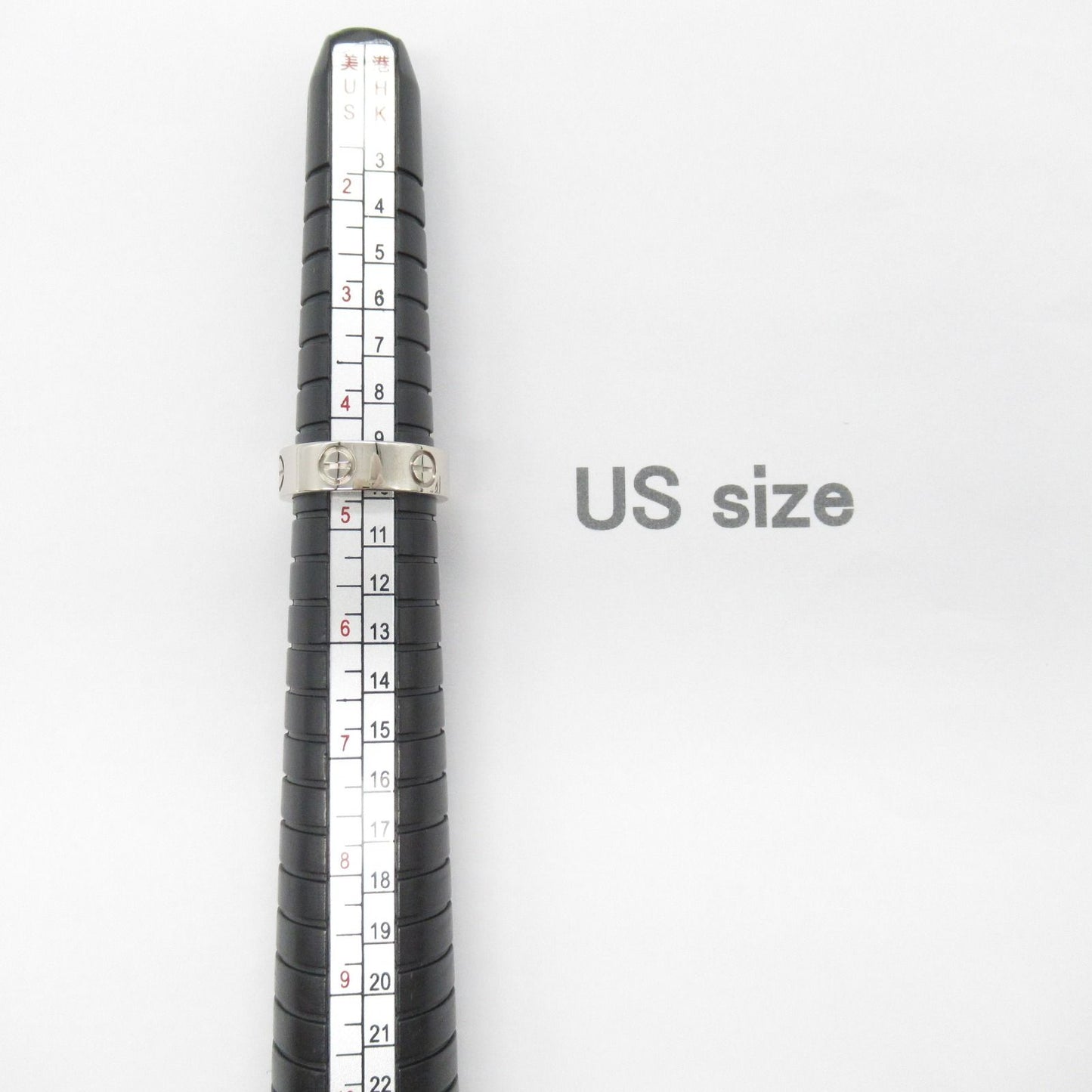 Cartier Love Ring in K18 White Gold - Timeless Elegance