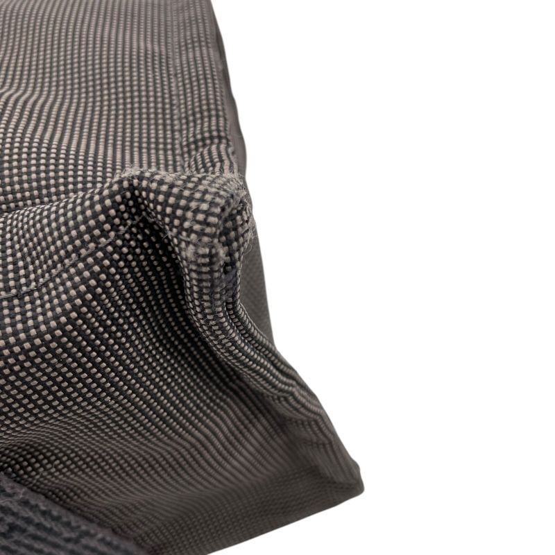 HERMES Aile Ligne Ad MM Backpack in Grey Nylon Canvas