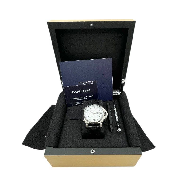 Panerai Luminor Chrono PAM01218 - Exquisite White Dial Automatic Watch