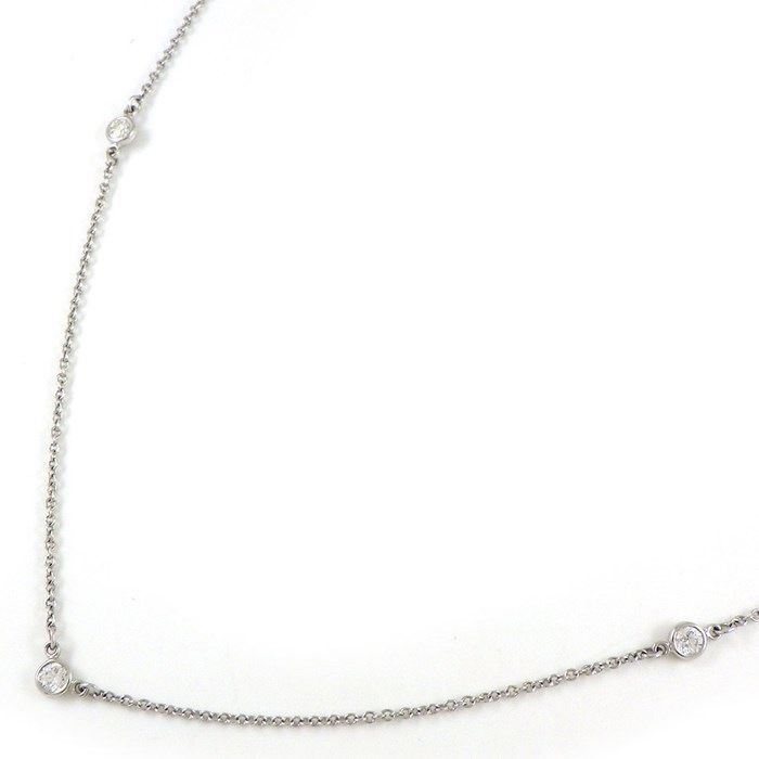 Tiffany & Co. By The Yard Diamond Necklace - 0.15ct PT950