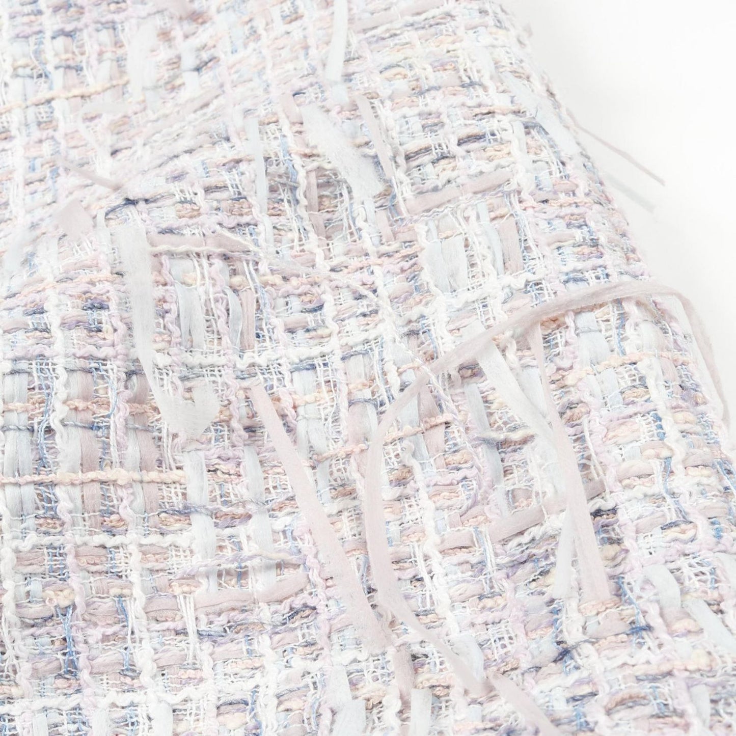 CHANEL Coco Mark Button Fabric Skirt - Elegant Purple Design