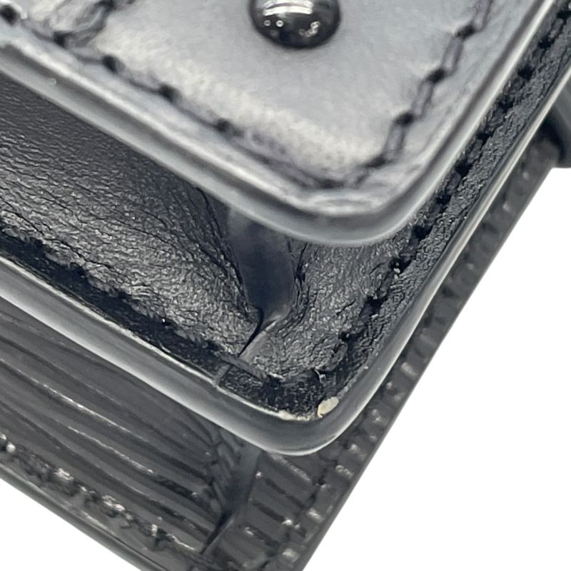 Louis Vuitton Trunk Clutch M53052 Black Epi Shoulder Bag