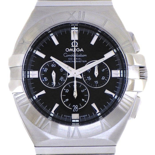 OMEGA Constellation Double Eagle Chronograph - Black Dial, Automatic