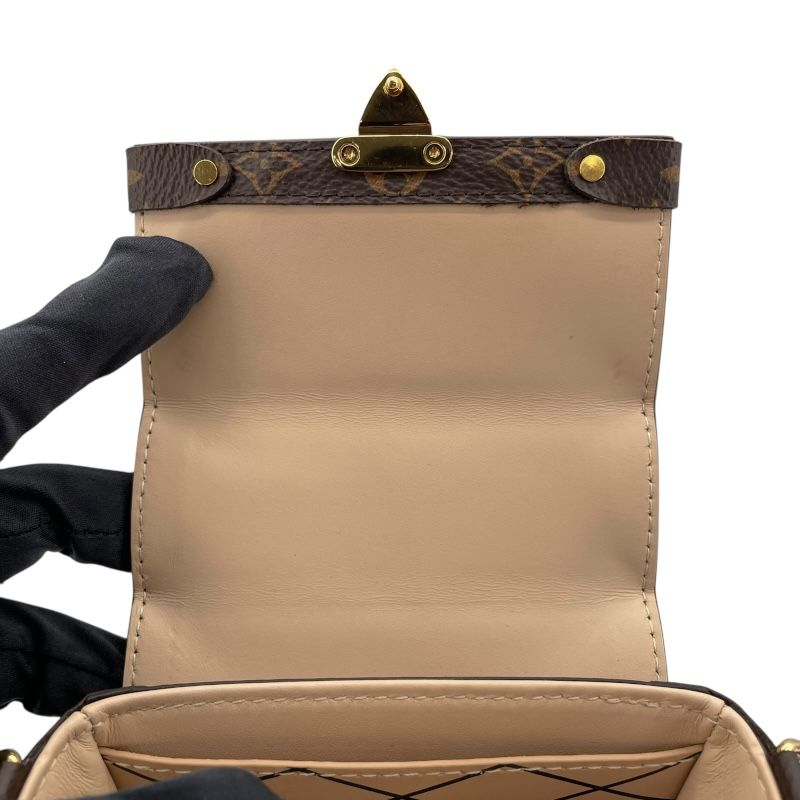 Louis Vuitton Monogram Trunk Vertical Pochette - Unisex Luxury Shoulder Bag