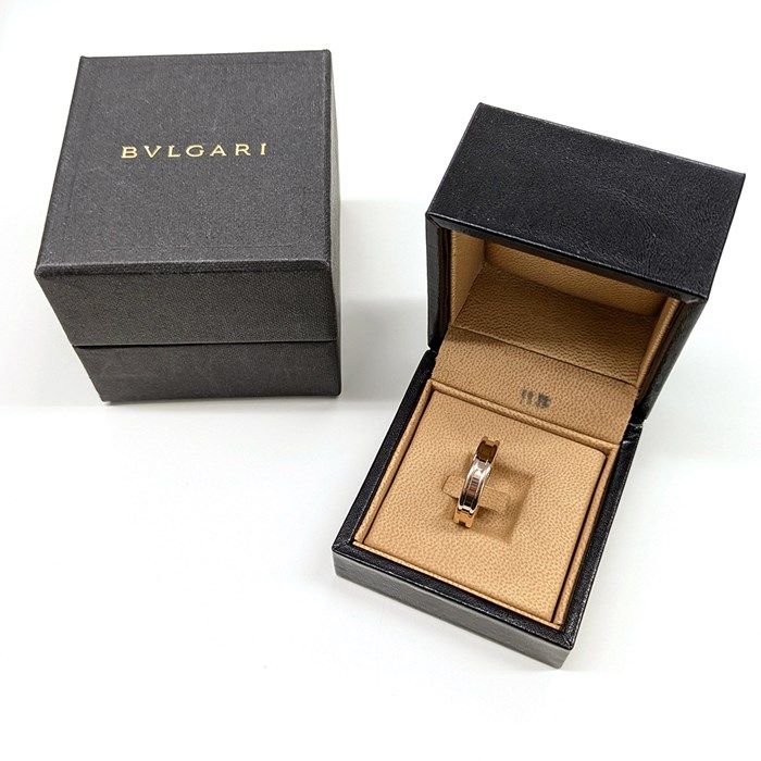 BVLGARI B.zero1 Ring in K18 Pink Gold - Exquisite Craftsmanship