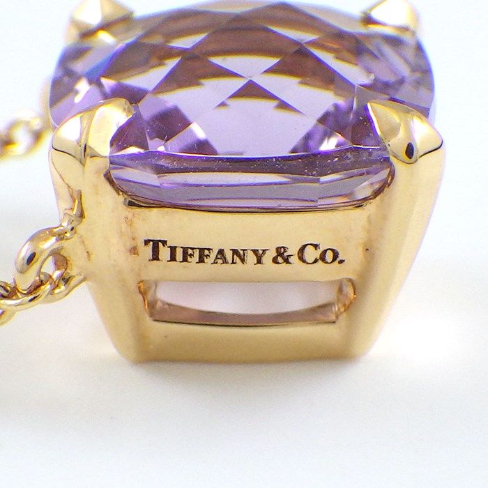 Tiffany & Co. Sparkler Amethyst Necklace in K18 Pink Gold