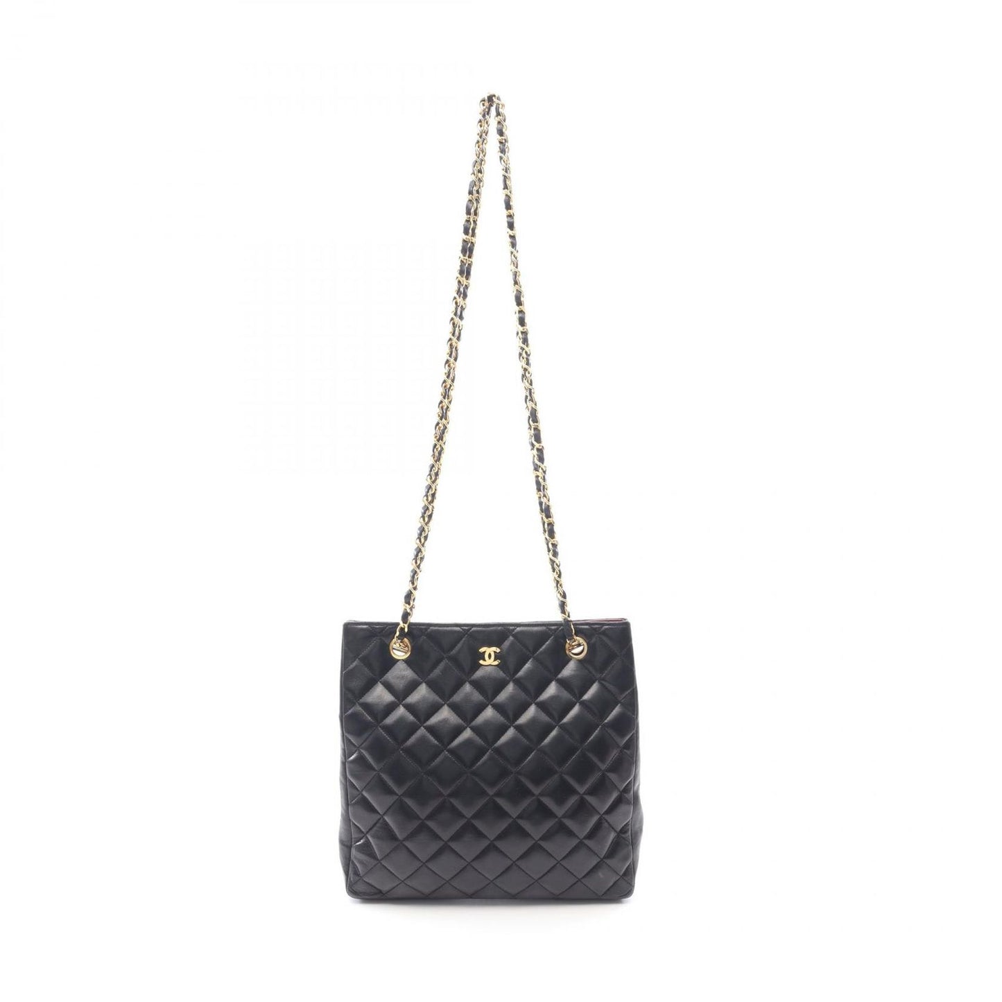 CHANEL Matelassé Tote Bag in Black Lambskin - Timeless Elegance