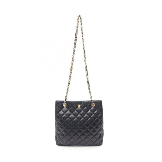 CHANEL Matelassé Tote Bag in Black Lambskin - Timeless Elegance