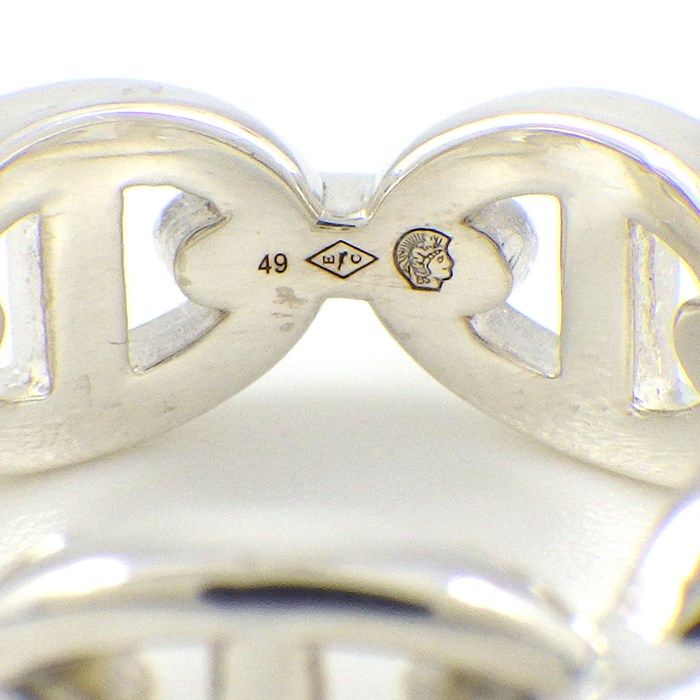 HERMES Chaine d'Ancre PM Ring in Silver 925 - Size 9