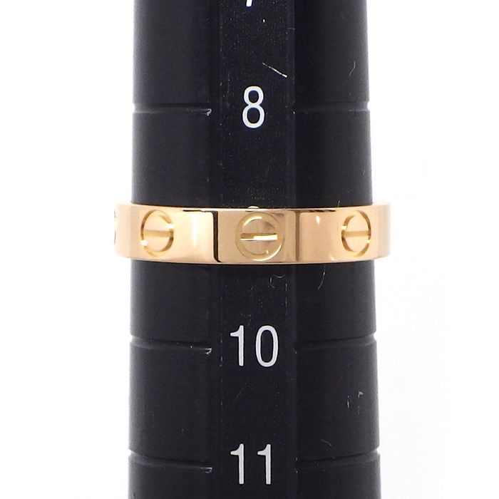 Cartier Love Ring Small Model B4085249 in K18 Pink Gold - Size 9