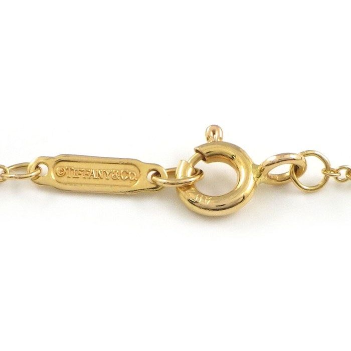 Tiffany & Co. Sentimental Heart Necklace with Diamonds in K18 Pink Gold