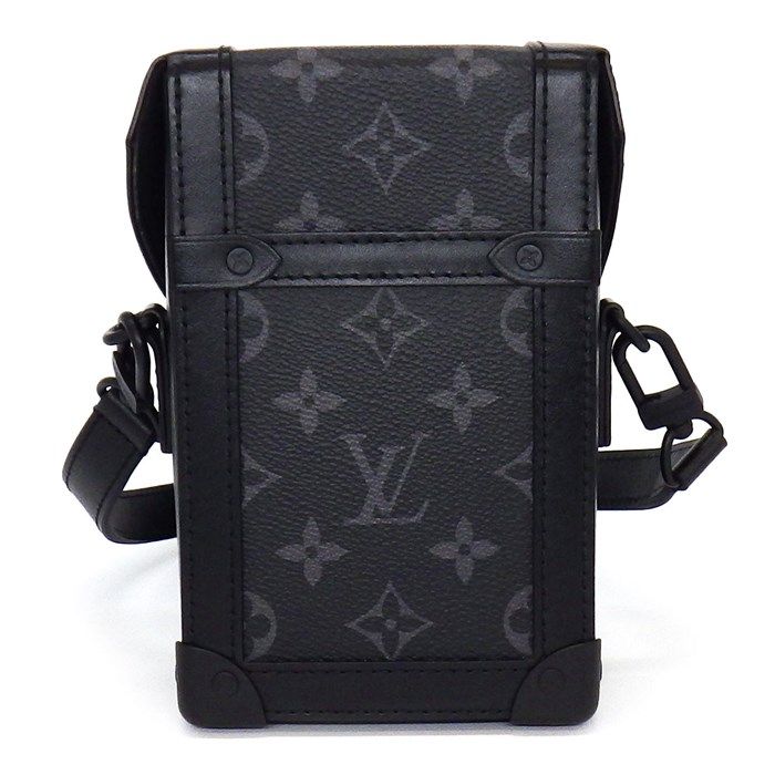 Louis Vuitton Vertical Trunk Wearable Wallet M82077 - Black Monogram Eclipse