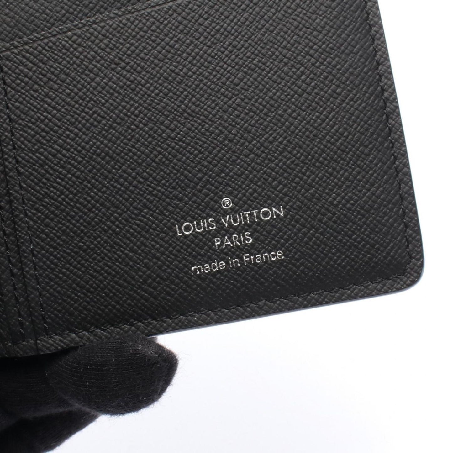 Louis Vuitton Monogram Eclipse Portefeuille Brazza Wallet
