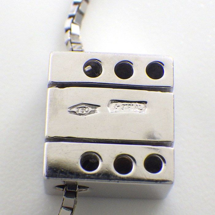 Damiani Belle Époque Square Necklace with Ruby & Diamond in K18WG