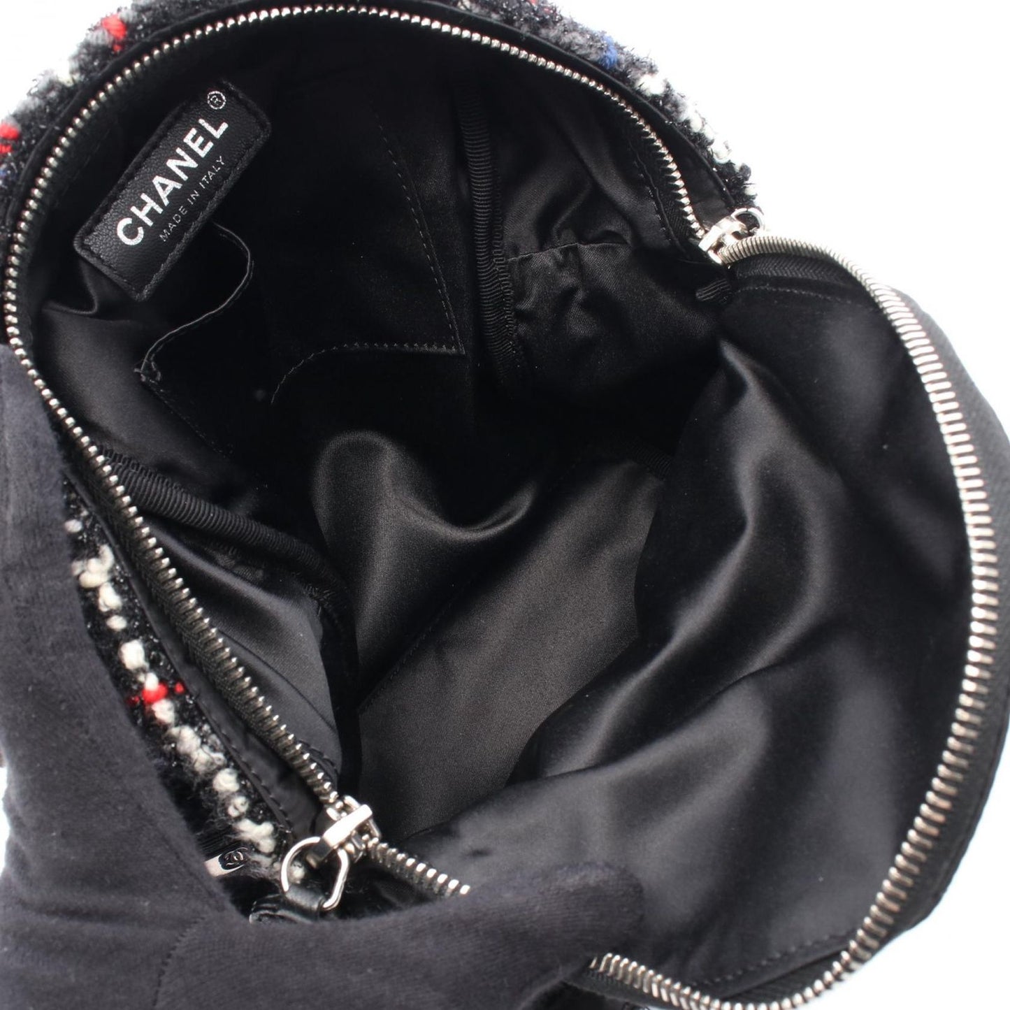 CHANEL Matelassé Black Nylon Backpack - Timeless Elegance