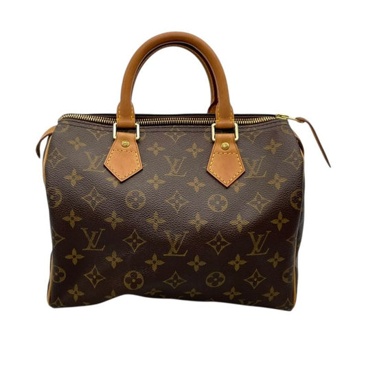 Louis Vuitton Speedy 25 Monogram Canvas Handbag - Brown