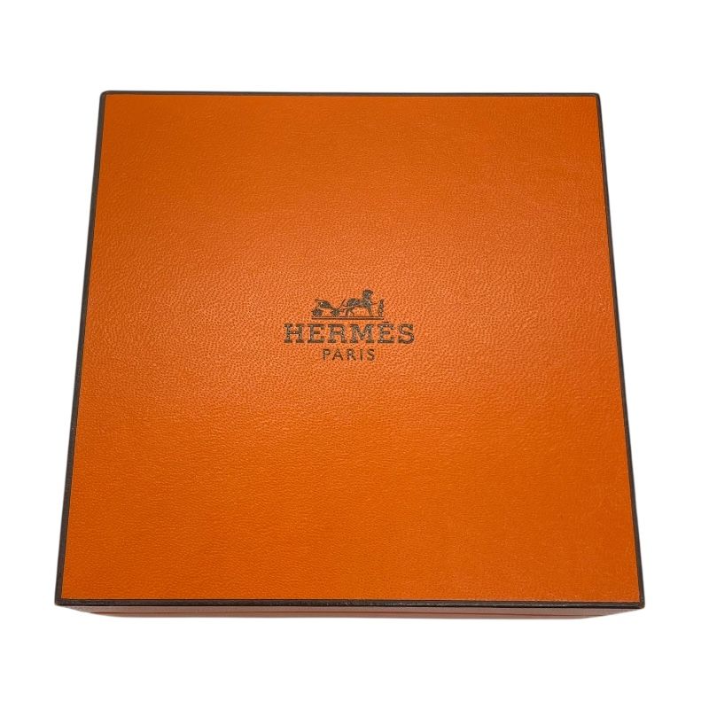 HERMES Ex Libris Silver & Gold Earrings - Timeless Elegance