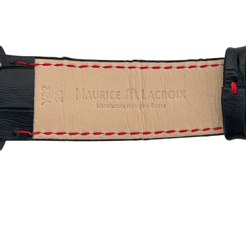 Maurice Lacroix Eliros Chronograph Black SS Quartz Men's Watch