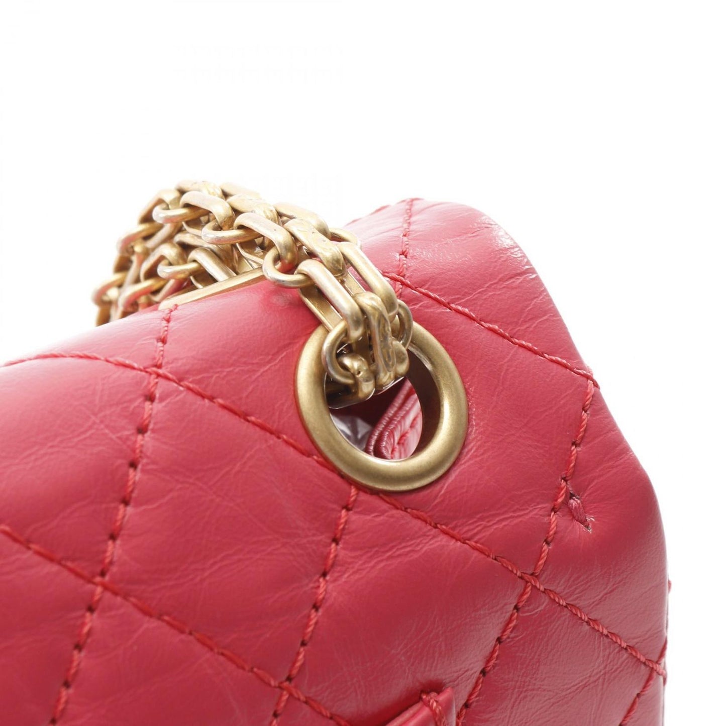 CHANEL 2.55 Pink Calfskin Shoulder Bag - Timeless Elegance