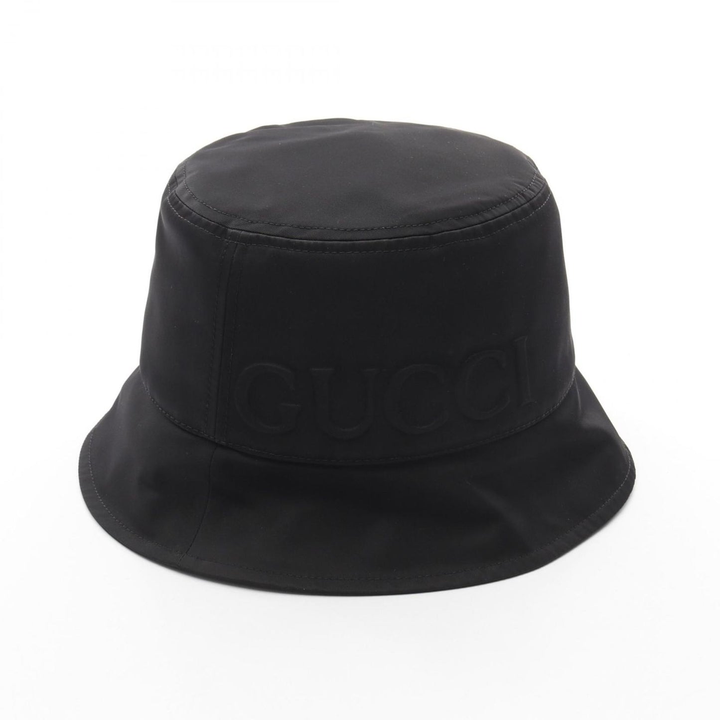 GUCCI Logo Bucket Hat in Black Nylon - Exclusive New Arrival