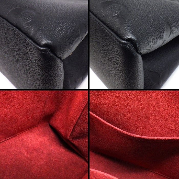 Louis Vuitton Petit Palais PM Handbag - Noir Monogram Empreinte