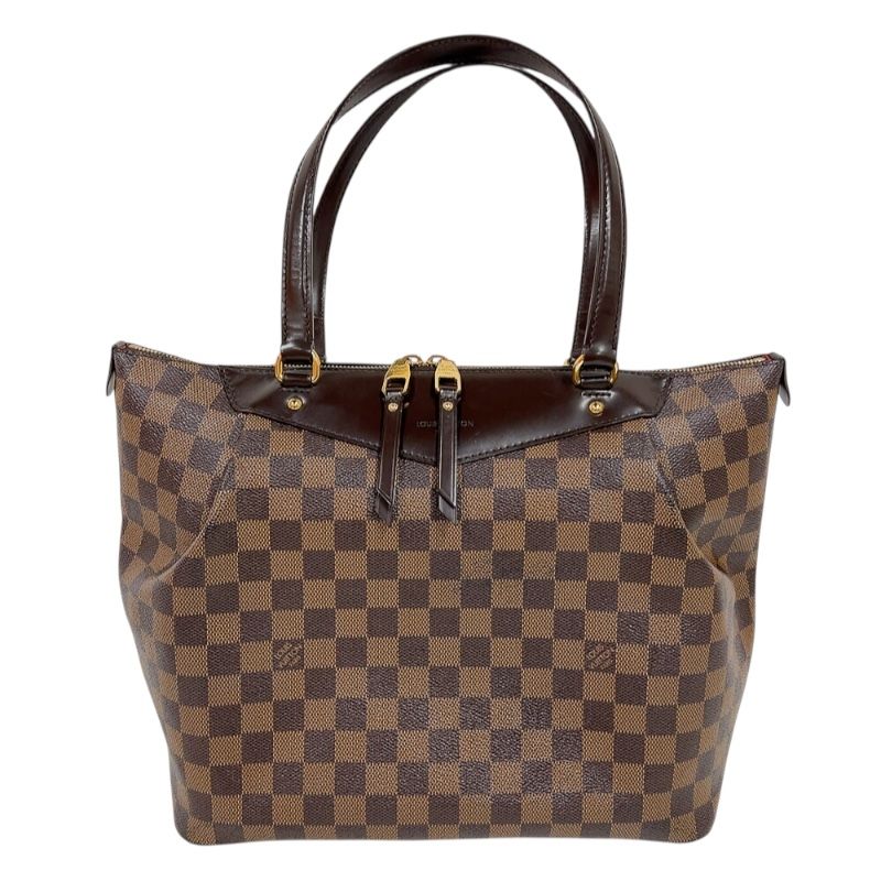 Louis Vuitton Westminster PM Brown Damier Tote Bag with Gold Hardware