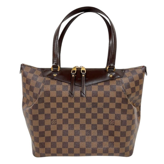 Louis Vuitton Westminster PM Brown Damier Tote Bag with Gold Hardware