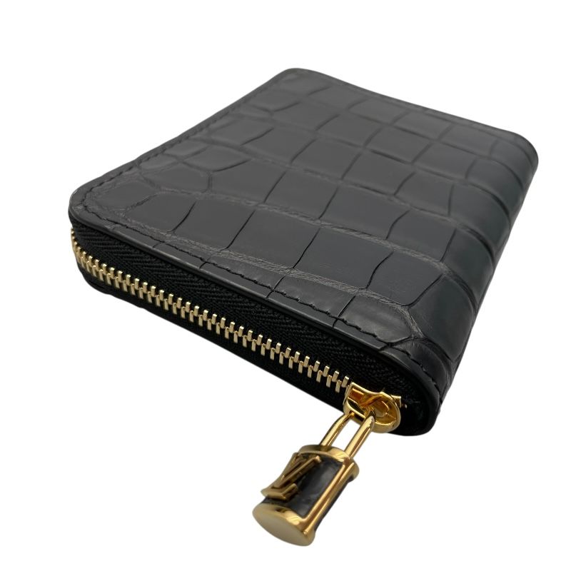 Louis Vuitton Zippy Coin Purse in Black Crocodile - Unisex Luxury Accessory