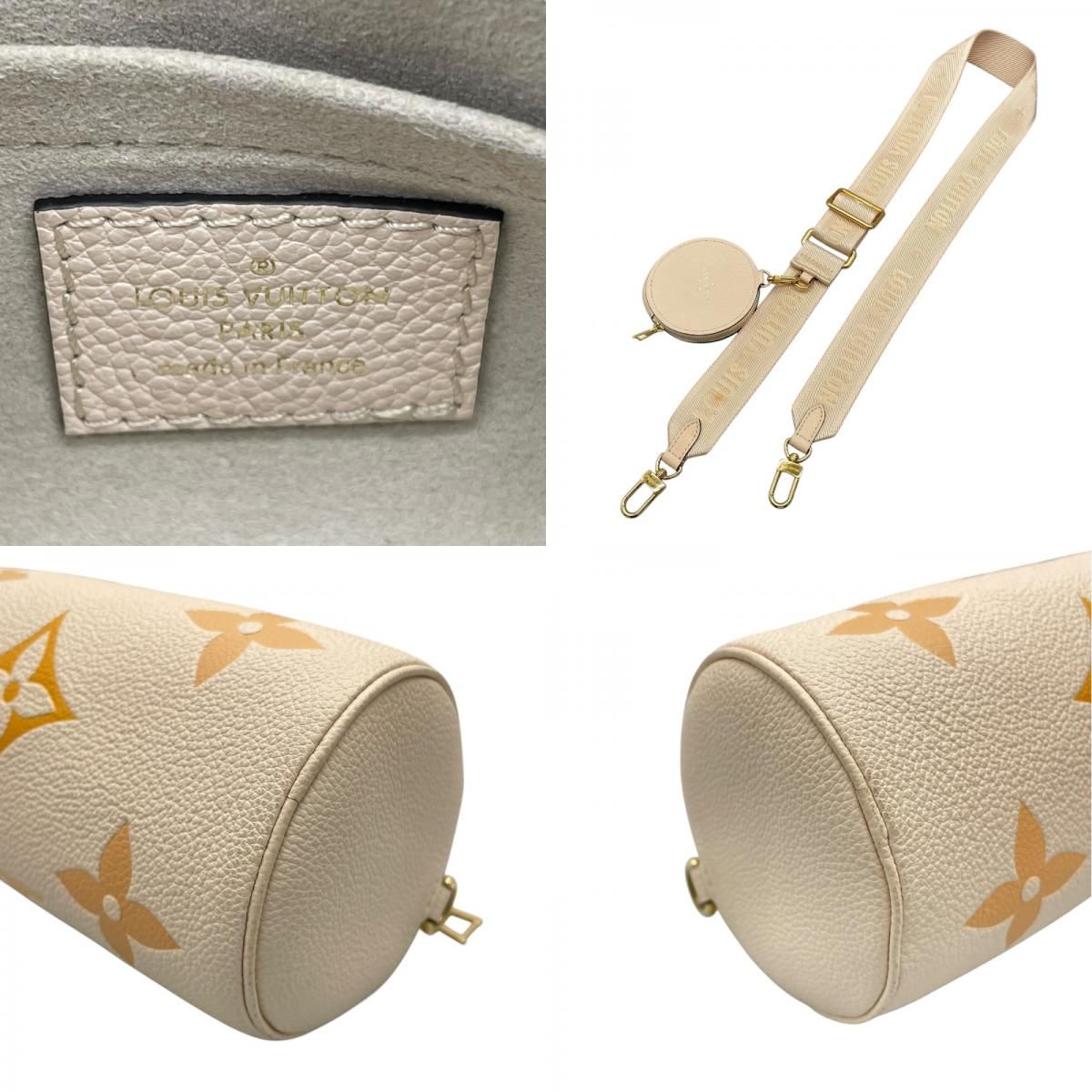 Louis Vuitton Papillon BB M45708 Beige Monogram Shoulder Bag