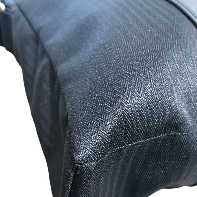 HERMES Acapulco Pochette Bandoulière MM Black Canvas/Leather