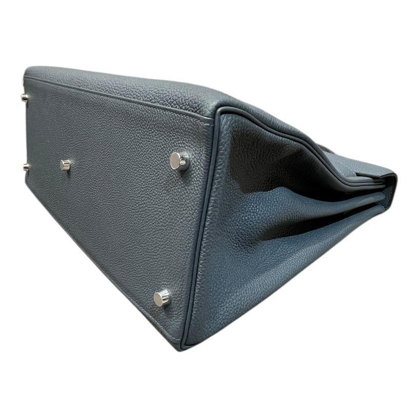 HERMES Kelly 42 Maxi in Grimiste with Silver Hardware - Unused Display Piece
