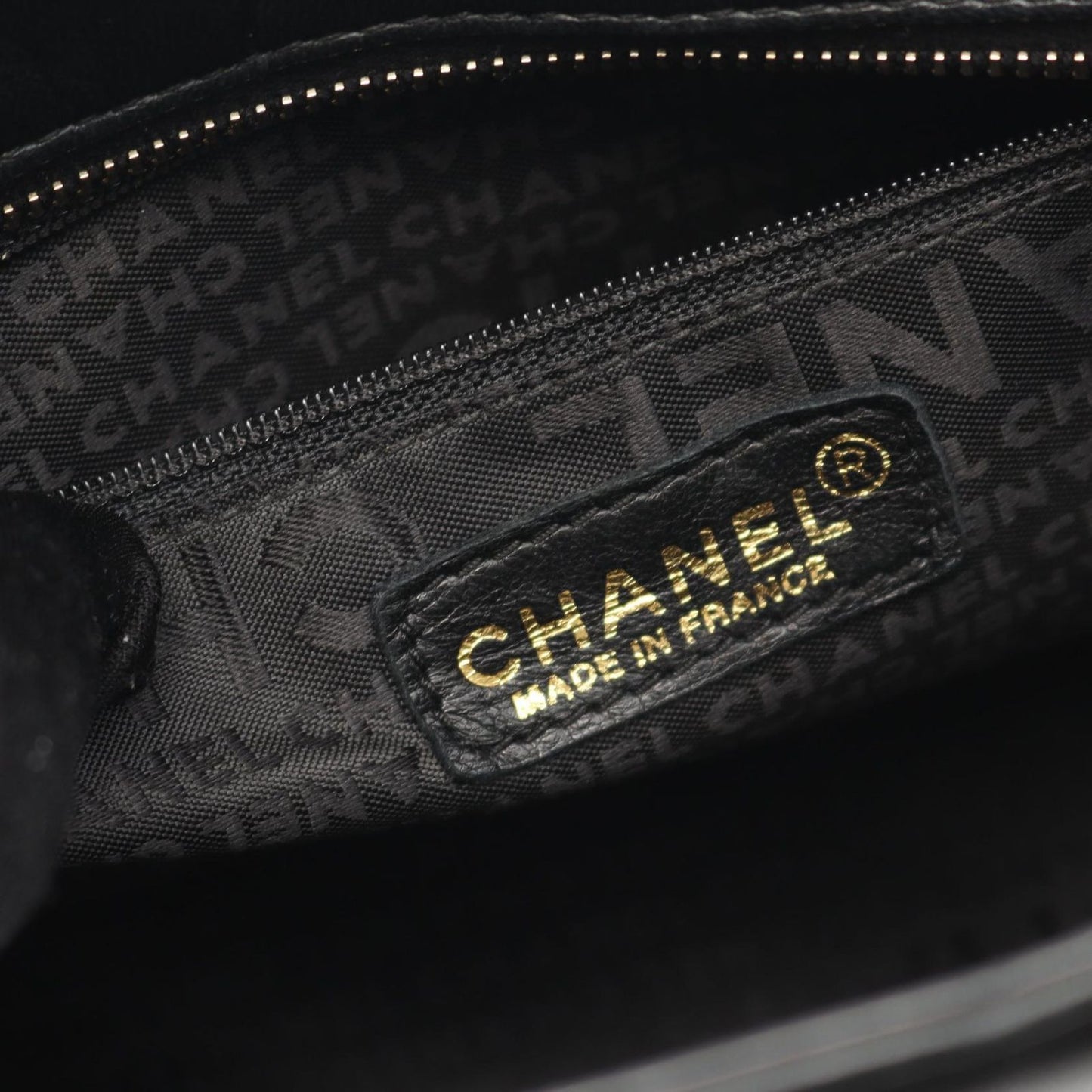CHANEL Chocolate Bar Tote Bag in Black Lambskin - Timeless Elegance