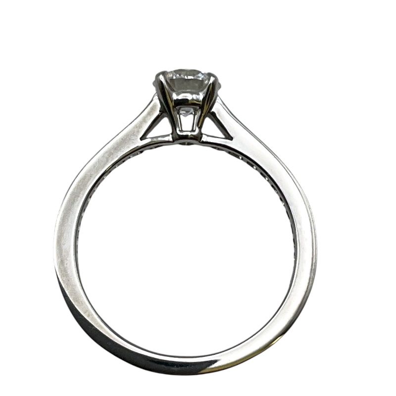 GRAFF Frame Round Diamond Engagement Ring in Platinum Pt950