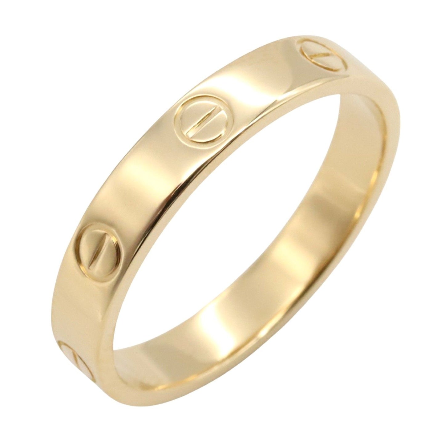 CARTIER Mini Love Ring in K18 Yellow Gold - Timeless Elegance