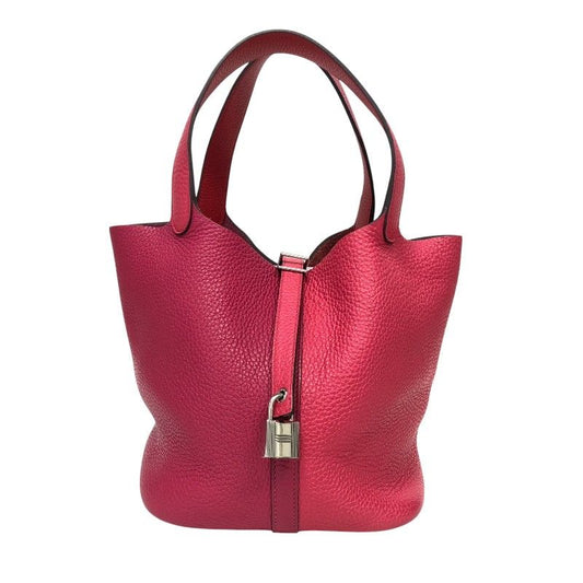 HERMES Picotin Lock MM Kazak - Rose Mexico & Rouge Extreme